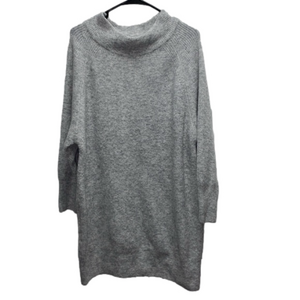 Topshop sweater dress size 4 to size 6 gray long sleeve
